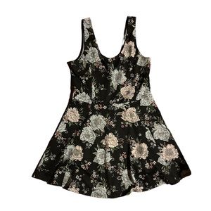 H&M Floral A line skater dress